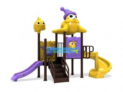 ชุดเครื่องเล่นสนามแมวน้ำสุขสันต์